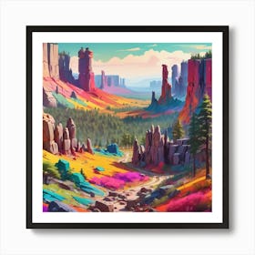 Landscape Painting Art Print