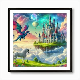 Fairytale Castle 2 Art Print