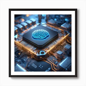 Brain On A Chip 6 Art Print