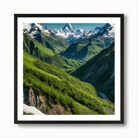 Alpine Valley Art Print