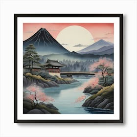 Japanese Landscape Art Print