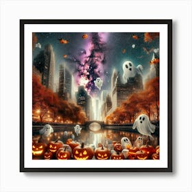 Ghosts In The City Art Print