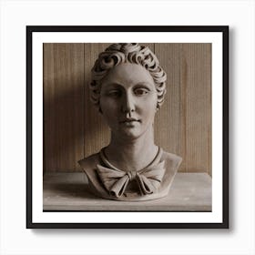 Bust Of A Woman 21 Art Print