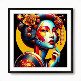 Japan Geisha Visual 114 Art Print