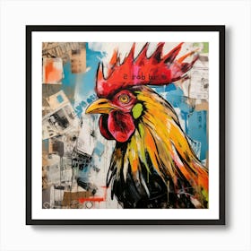 Rooster Art Print