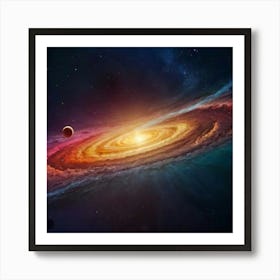 Galaxy In Space 1 Art Print