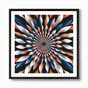 Abstract Flower 1 Art Print