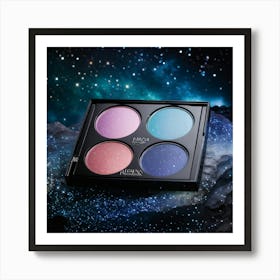 A Celestial Infused Makeup Palette Boasting Interstellar Radiance And Twinkling Shimmer Encapsulat (2) Art Print