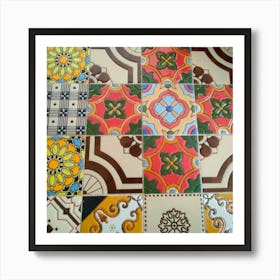 Tiled Floor Art Print