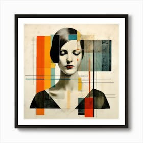 Bauhaus Israeli Woman 04+ Art Print