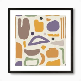 Abstract Shapes Art Print Art Print