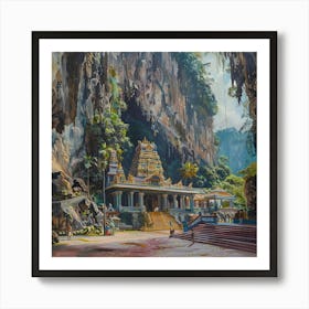 Batu Cave Temple Art Print