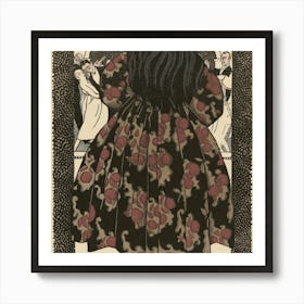 Girl In A Dress Art Print