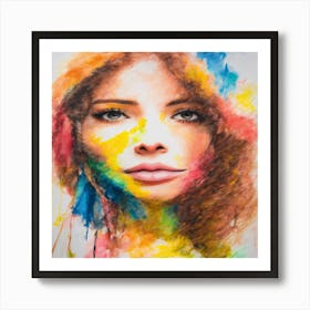 Portrait Of A Woman 3 Art Print