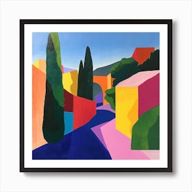 Abstract Park Collection Villa Ada Rome 2 Art Print