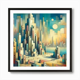 Cityscape Art Print