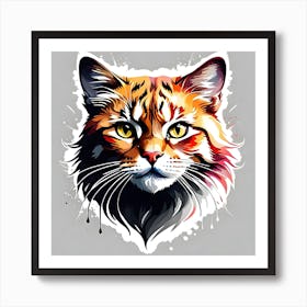 Cat'S Head Art Print