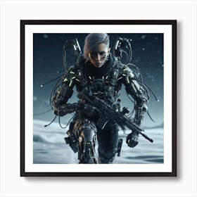 Cyborg 8 Art Print