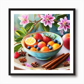 Fruit Bowl Art Print