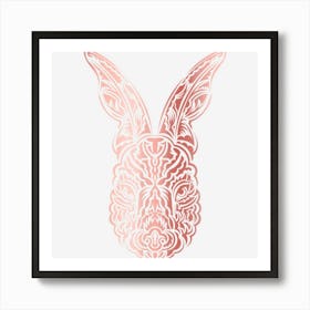 The Rabbit Spiritual Symbol Animal Tribal Culture Art Print