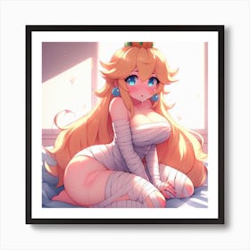 Healthy round Peach Poster