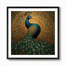 Peacock 24 Art Print