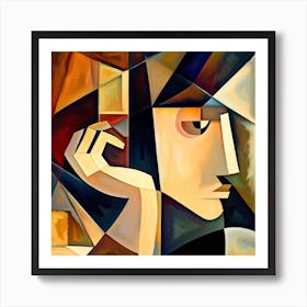 Abstract  Of A Woman Art Print