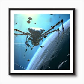 Space Spider  Art Print