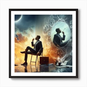 Man In A Suit Art Print