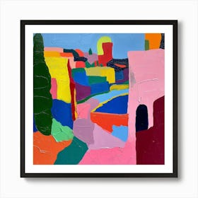 Abstract Travel Collection Algeria 5 Art Print