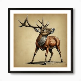 Deer! 6 Art Print