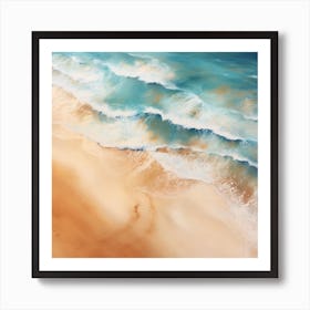 Sand And Sea Art Print