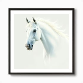 White Horse Art Print