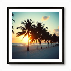 Sandy beaches Art Print