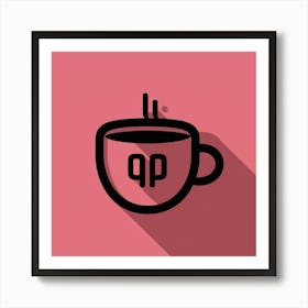 Coffee Cup Icon 5 Art Print