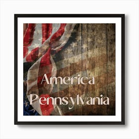 America,Pennsylvania design HD.8 Art Print