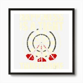 Darts Funny Happiness Is A Tight Threesome Club Gif Art Print