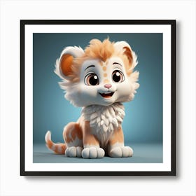 Lion Cub 7 Art Print