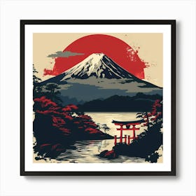 Fuji Mount Japan Art Print