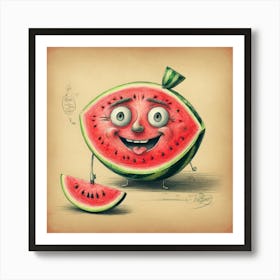 Watermelon 10 Art Print