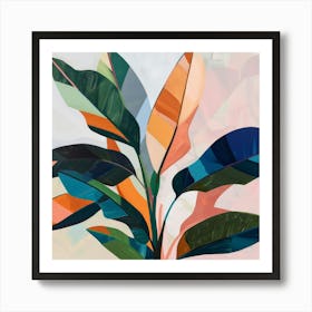 Tropical Leaves 146 Art Print