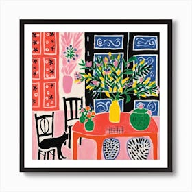 Table In A Room Art Print