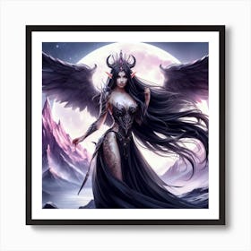 Demon Woman 3 Art Print