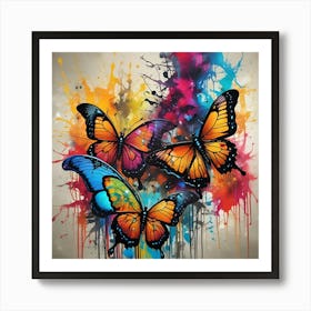 Butterfly Painting 131 Art Print