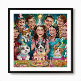 Birthday Party Art Print