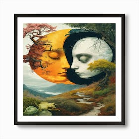 Yin And Yang Art Print