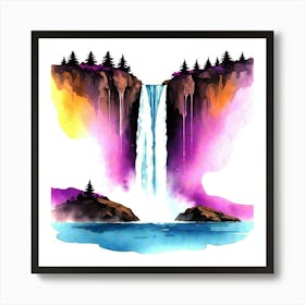 Waterfall 45 Art Print