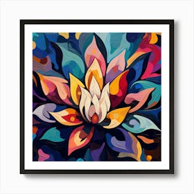 Lotus Flower 36 Art Print