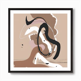 Painted Abstract Art Print