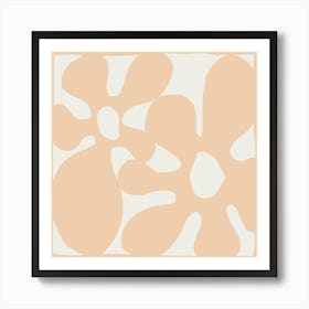 Peach Flower Art Print